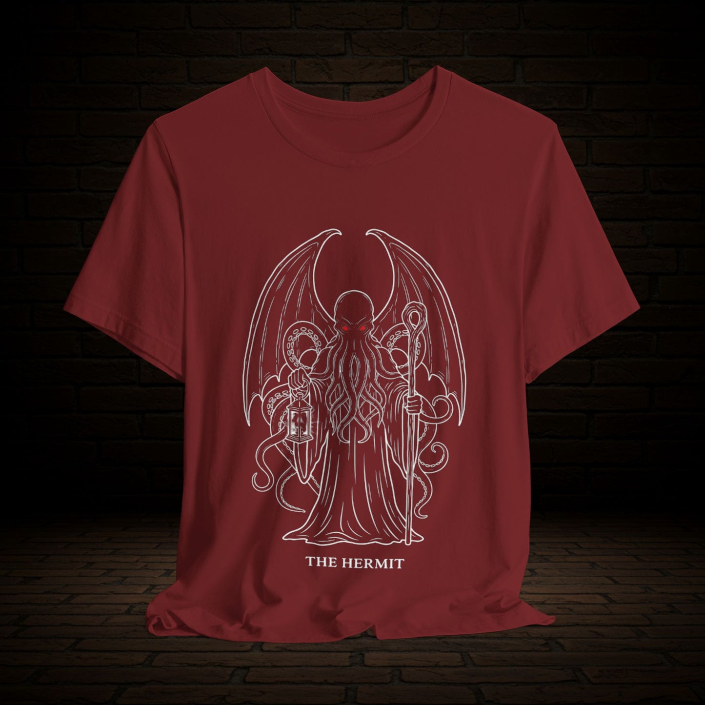 Cthulhu The Hermit Graphic Tee, Witness The Warning Unisex T-Shirt