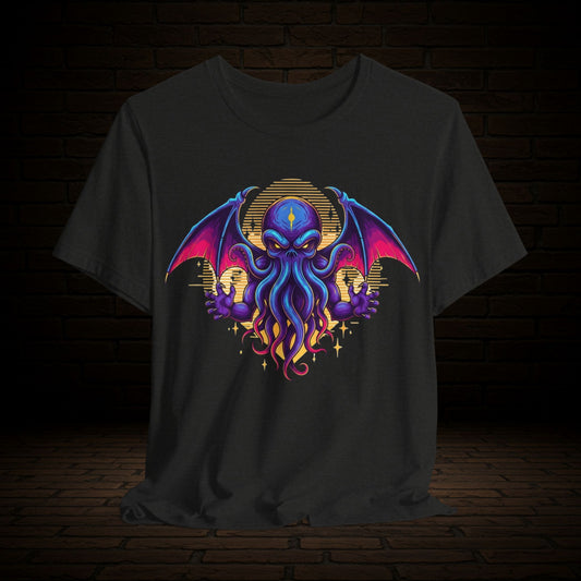 Cthulhu Graphic Tee, Lovecraft Unisex T-Shirt
