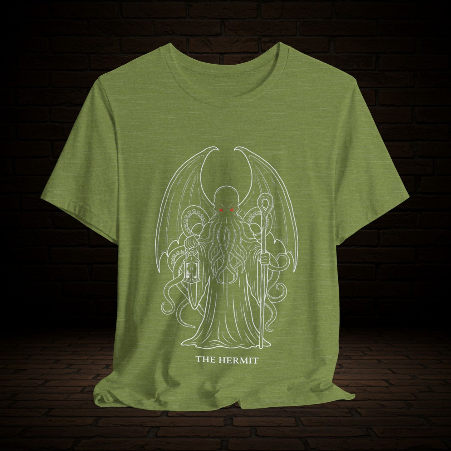 Cthulhu The Hermit Graphic Tee, Witness The Warning Unisex T-Shirt