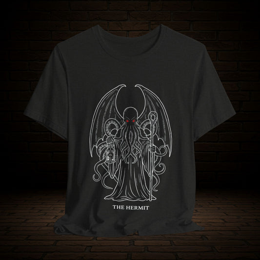 Cthulhu The Hermit Graphic Tee, Witness The Warning Unisex T-Shirt