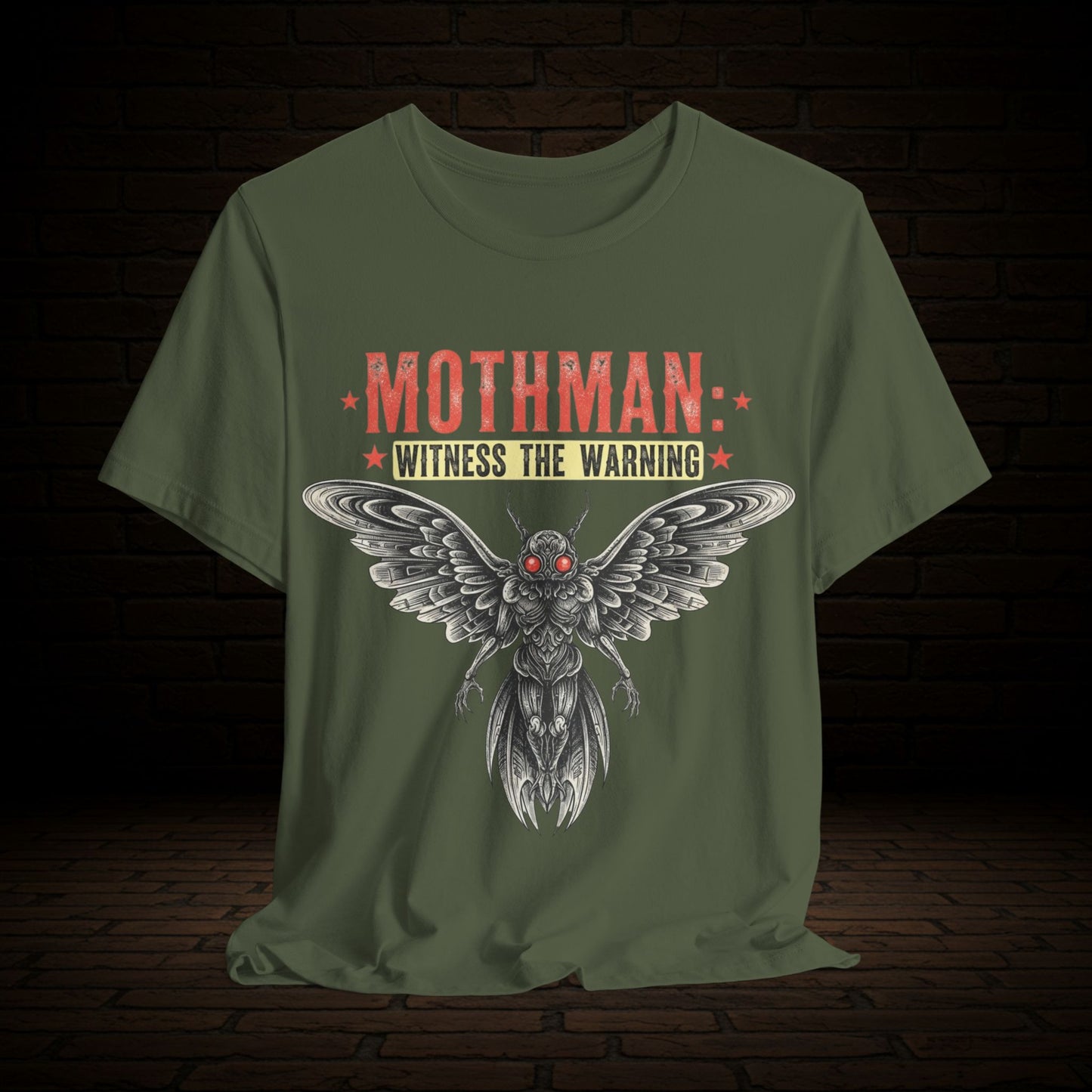 Mothman Graphic Tee, Witness The Warning Unisex T-Shirt