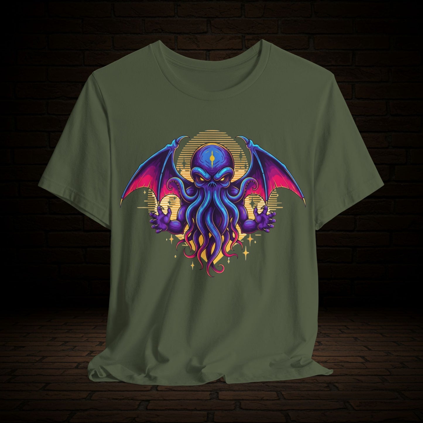 Cthulhu Graphic Tee, Lovecraft Unisex T-Shirt